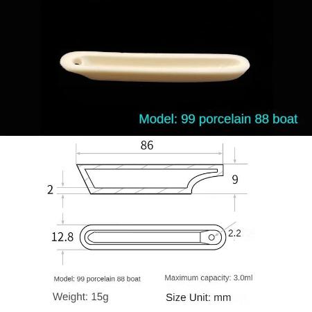 Alumina Combustion Boat  9988 1