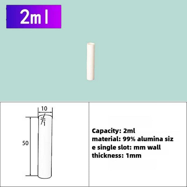 Aluminum Cylindrical Crucible - Ideal for High-Temperature Smelting|0.4ml-25ml