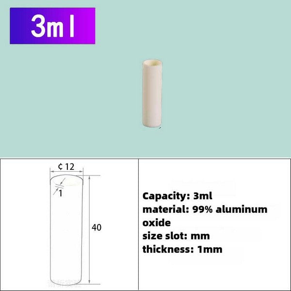 Aluminum Cylindrical Crucible - Ideal for High-Temperature Smelting|0.4ml-25ml