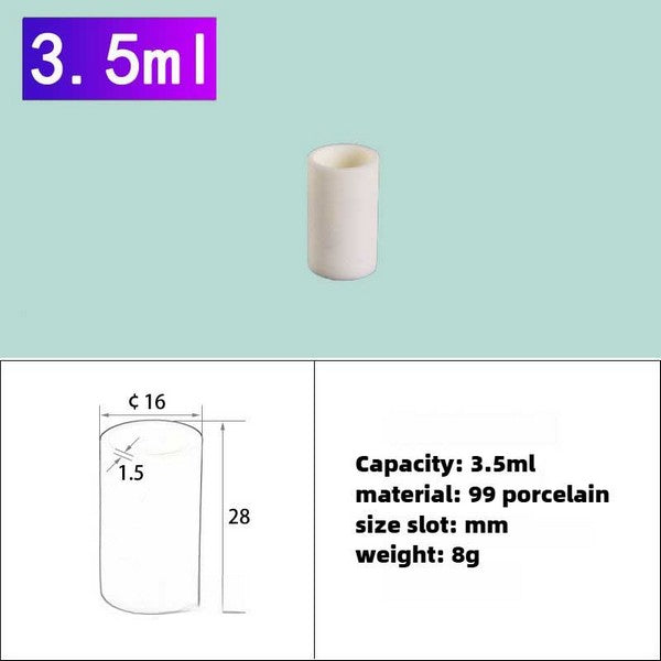 Aluminum Cylindrical Crucible - Ideal for High-Temperature Smelting|0.4ml-25ml