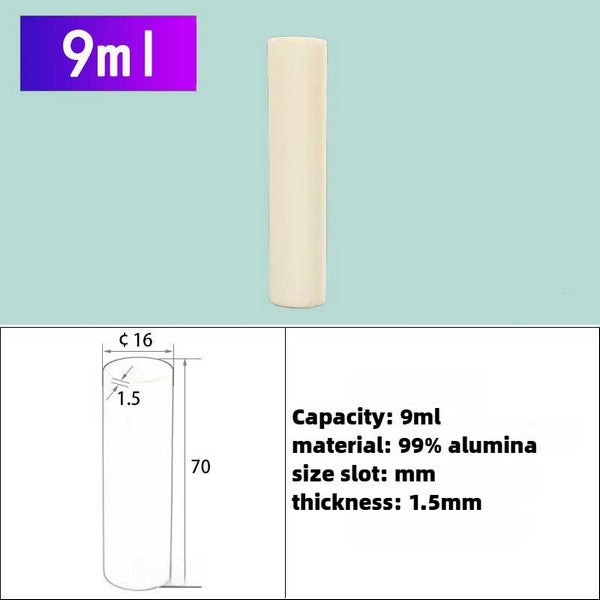 Aluminum Cylindrical Crucible - Ideal for High-Temperature Smelting|0.4ml-25ml