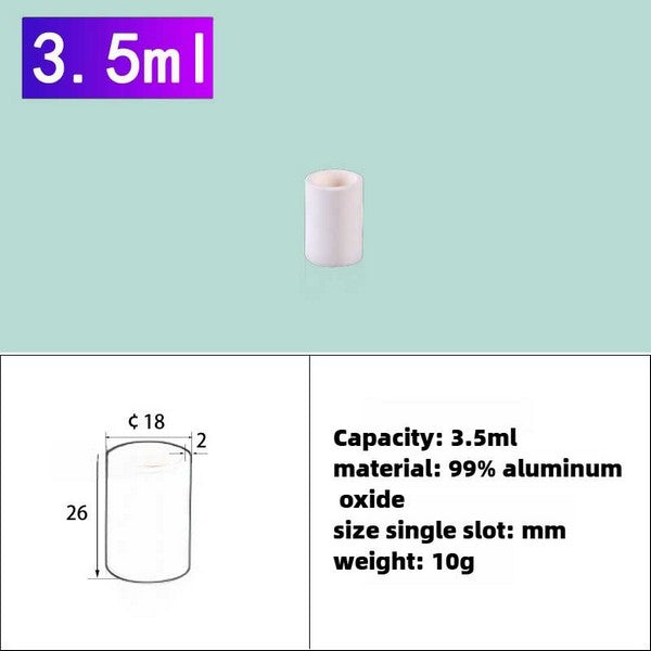 Aluminum Cylindrical Crucible - Ideal for High-Temperature Smelting|0.4ml-25ml