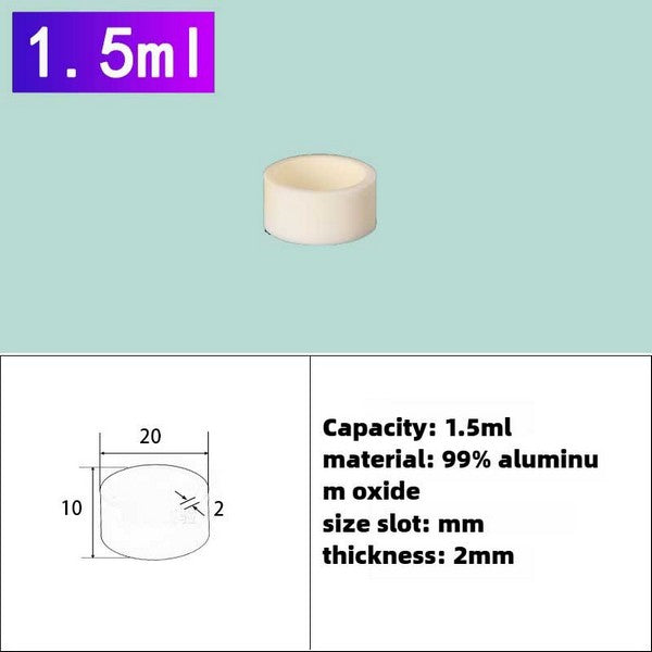 Aluminum Cylindrical Crucible - Ideal for High-Temperature Smelting|0.4ml-25ml