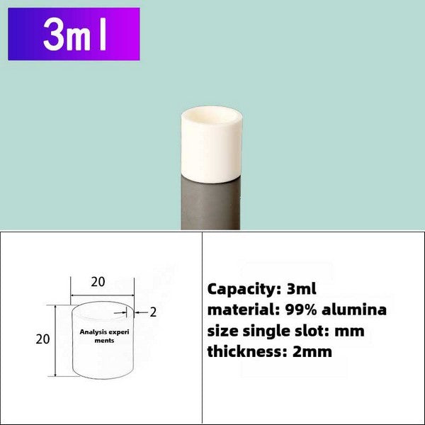 Aluminum Cylindrical Crucible - Ideal for High-Temperature Smelting|0.4ml-25ml