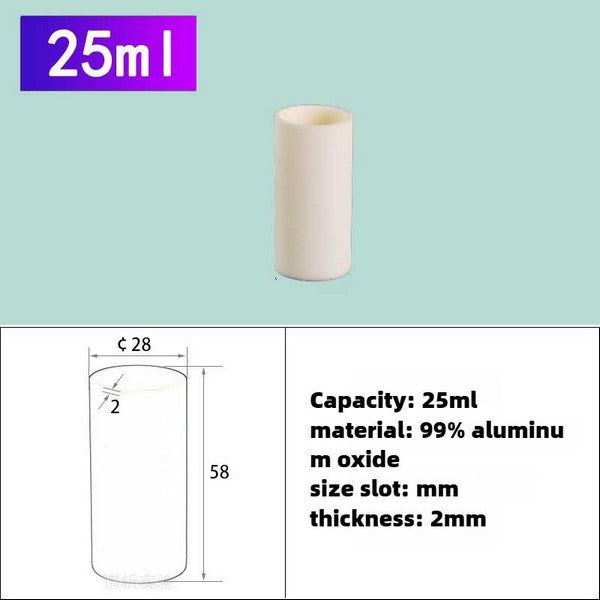 Aluminum Cylindrical Crucible - Ideal for High-Temperature Smelting|0.4ml-25ml