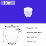 10ml Alumina Crucibles| Laboratory Grade Alumina Ceramic Crucibles – Assorted Sizes