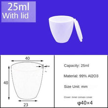 Load image into Gallery viewer, Alumina Crucibles High Form 25ml