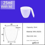 25ml Alumina Crucibles|Research Grade Heat Resistance 40ml Ultra-High Temperature Alumina Crucible