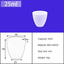 Load image into Gallery viewer, Alumina Crucibles High Form 25ml+lip