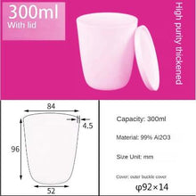 Load image into Gallery viewer, Alumina Crucibles High Form 300ml+lip