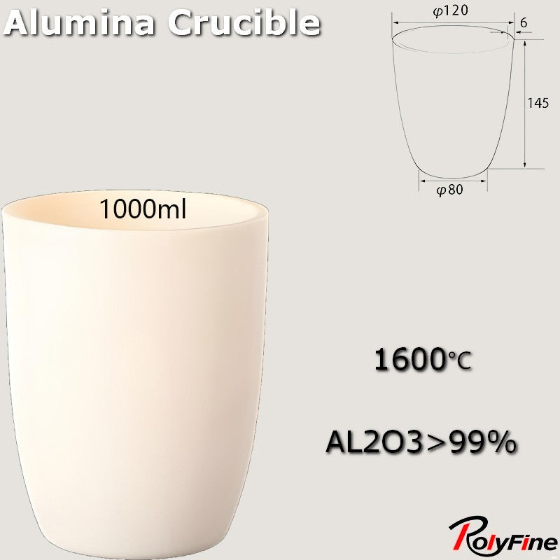 Alumina Crucibles High Form 2ml-3500ml