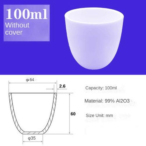 Alumina crucible 100ml