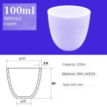 Laden Sie das Bild in den Galerie-Viewer, Alumina crucible 100ml