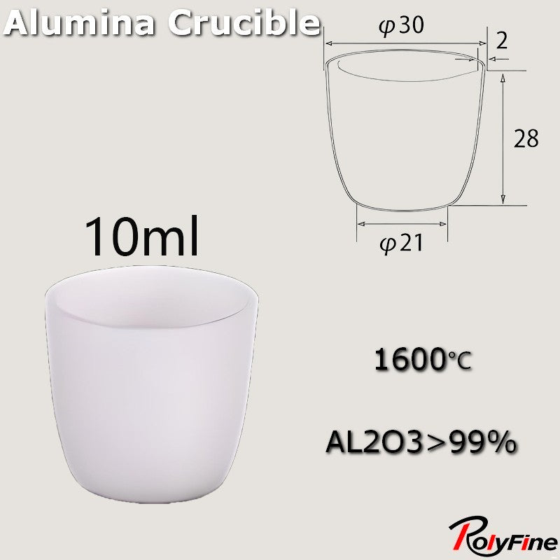 Alumina Crucibles High Form 2ml-3500ml