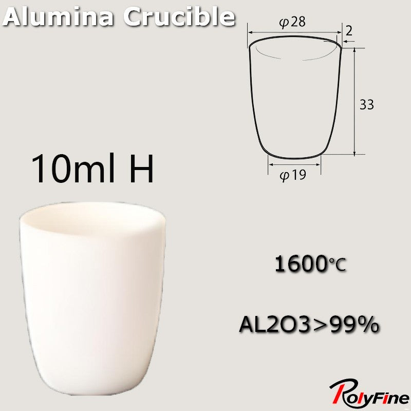 Alumina Crucibles High Form 2ml-3500ml