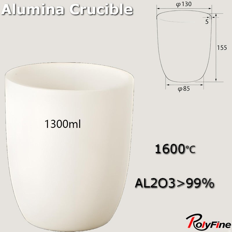 Alumina Crucibles High Form 2ml-3500ml