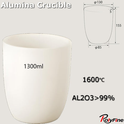 Alumina Crucibles High Form 2ml-3500ml