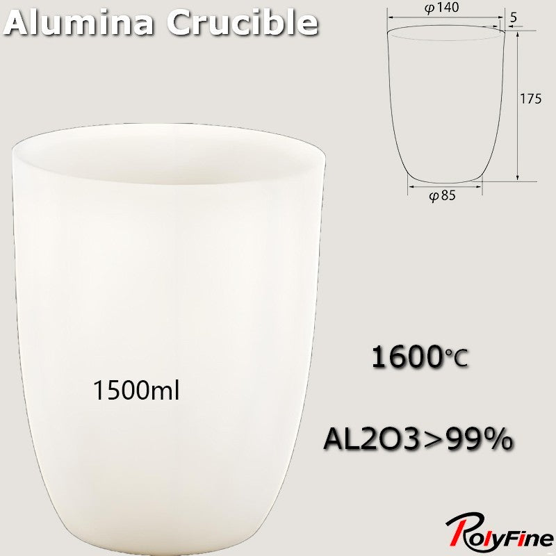 Alumina Crucibles High Form 2ml-3500ml
