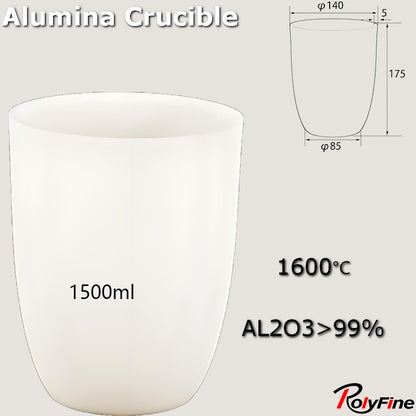 Alumina Crucibles High Form 2ml-3500ml