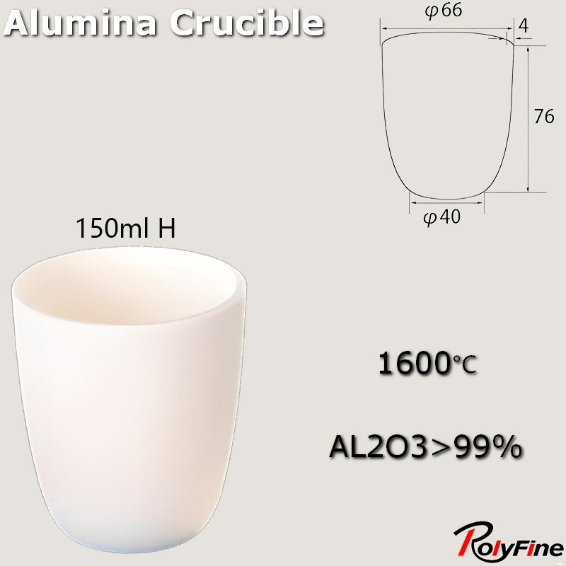 Alumina Crucibles High Form 2ml-3500ml