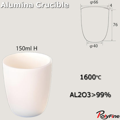 Alumina Crucibles High Form 2ml-3500ml