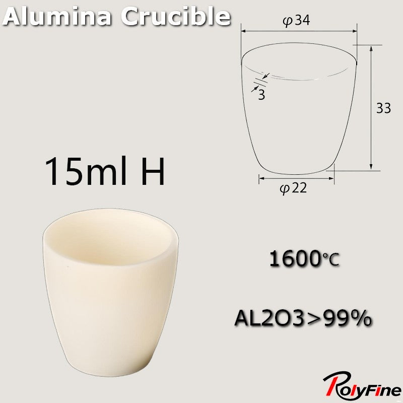 Alumina Crucibles High Form 2ml-3500ml