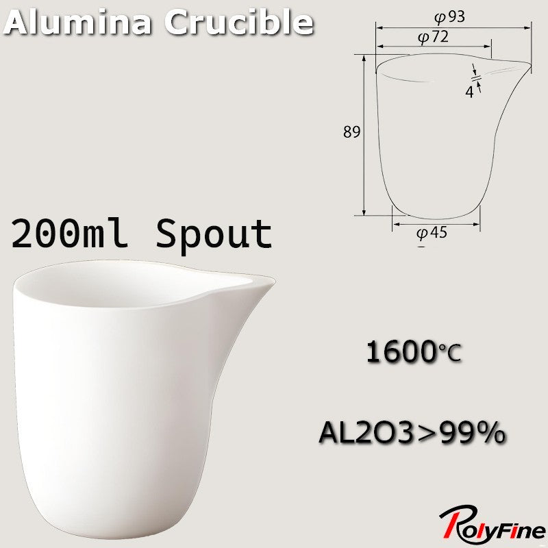 Alumina Crucibles High Form 2ml-3500ml