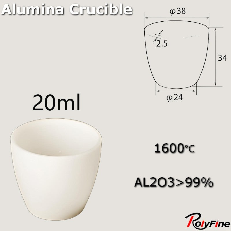 Alumina Crucibles High Form 2ml-3500ml