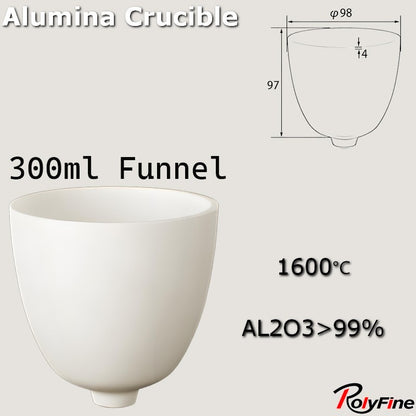 Alumina Crucibles High Form 2ml-3500ml