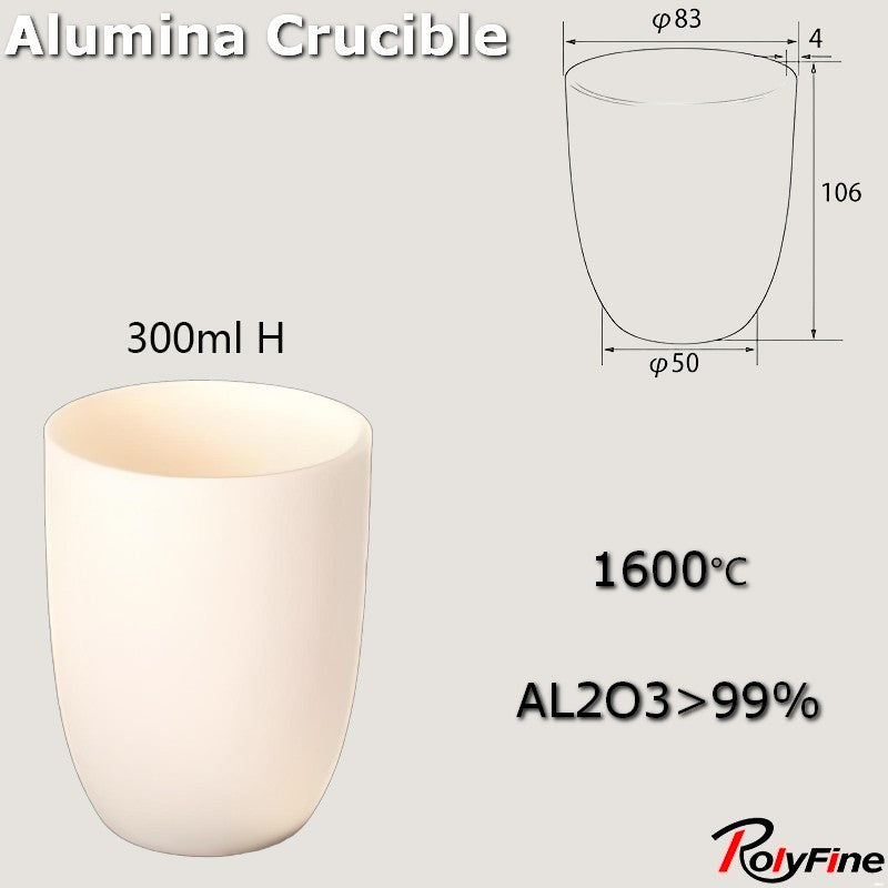 Alumina Crucibles High Form 2ml-3500ml