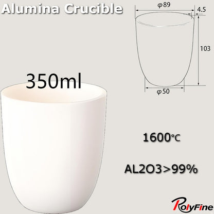 Alumina Crucibles High Form 2ml-3500ml