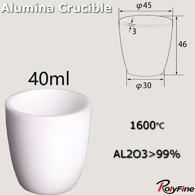 Alumina Crucibles High Form 2ml-3500ml