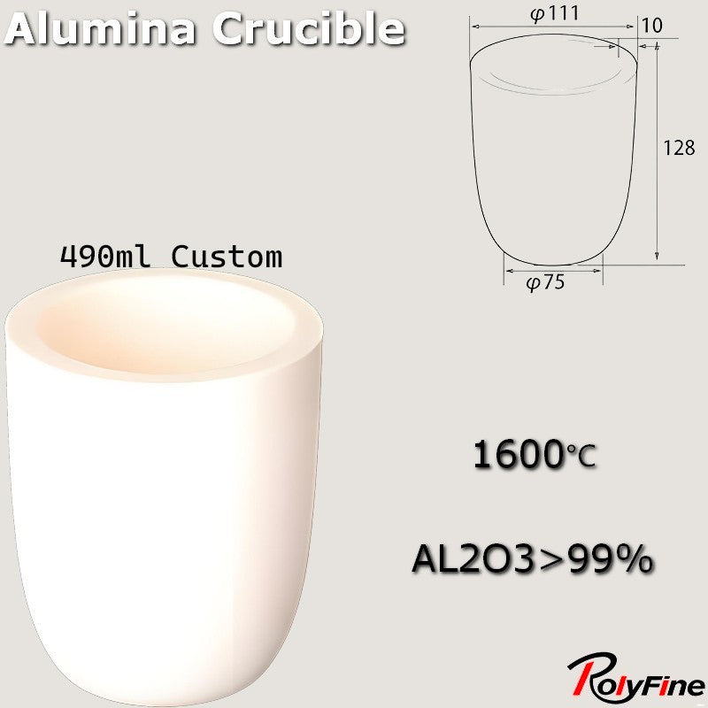 Alumina Crucibles High Form 2ml-3500ml