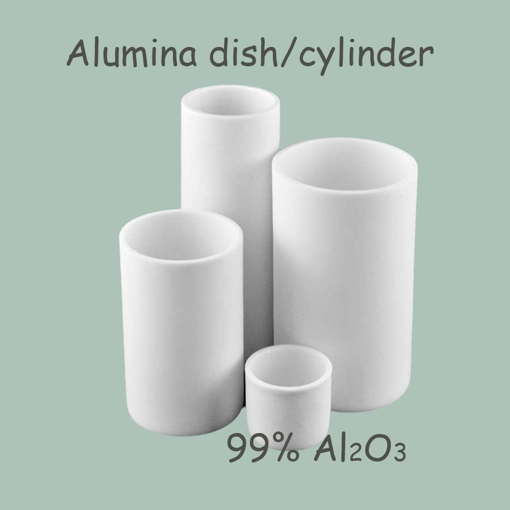 φ8-φ16mm Alumina Dish|Heat-Resistant Alumina Disc/Tube | Max Usage Temp 1600°C | 99% Al₂O₃ Material