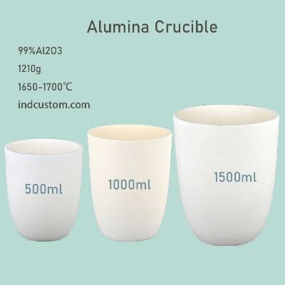 Alumina square crucibleA1