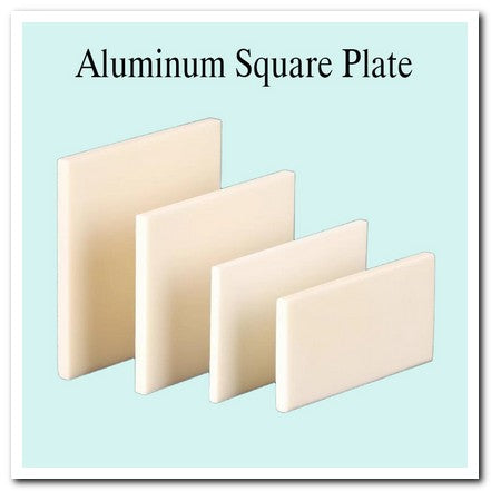 Large Square Alumina Plate, 105mm-200mm Side Length, High-Strength & High-Temperature Industrial Ceramic Board