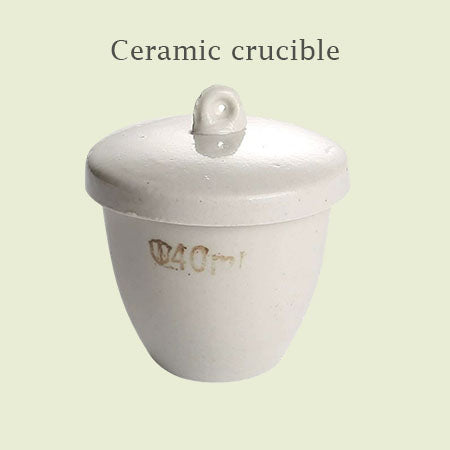 Heat-Resistant Ceramic Crucibles with Lid, 25/30/150/200/300ml, High-Quality Thickened Lab Melting & Heating Reaction Vessels