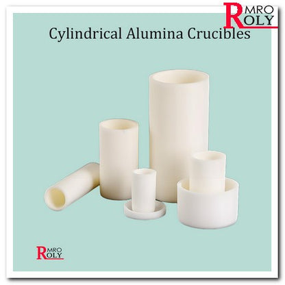 Jumbo Cylindrical Alumina Crucible, Extreme 1800℃ Resistance (115-230mm Diameter), Industrial Refractory Container