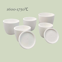 Load image into Gallery viewer, 5ml-25ml High Form  Alumina Crucibles 1600-1750°C High-Temperature Resistance, Ideal for Precious Metal Smelting &amp; Lab Applications