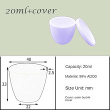 Charger l&#39;image dans la galerie, 5ml-25ml High Form  Alumina Crucibles 1600-1750°C High-Temperature Resistance, Ideal for Precious Metal Smelting &amp; Lab Applications