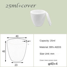 Charger l&#39;image dans la galerie, 5ml-25ml High Form  Alumina Crucibles 1600-1750°C High-Temperature Resistance, Ideal for Precious Metal Smelting &amp; Lab Applications