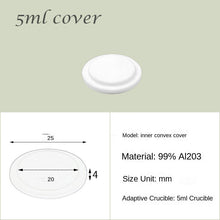 Load image into Gallery viewer, 5ml-25ml High Form  Alumina Crucibles 1600-1750°C High-Temperature Resistance, Ideal for Precious Metal Smelting &amp; Lab Applications