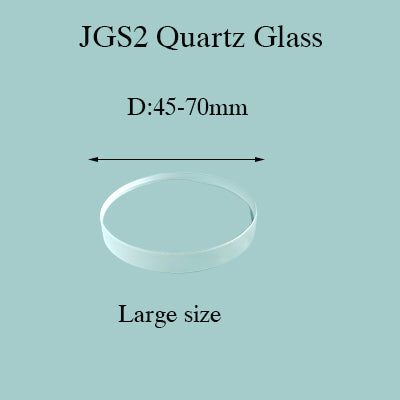 Large JGS2 Quartz Glass Plate (45-70mm) – Custom Optics with Extreme Thermal Stability