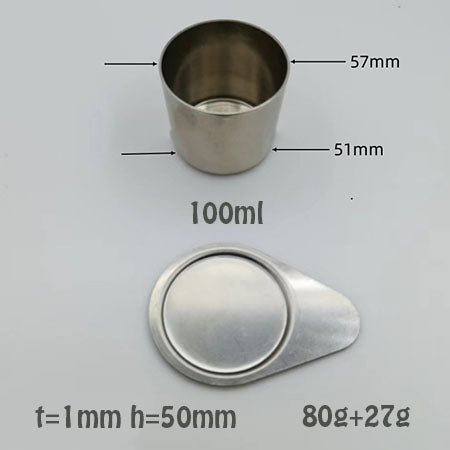 Nickel crucible 100ml