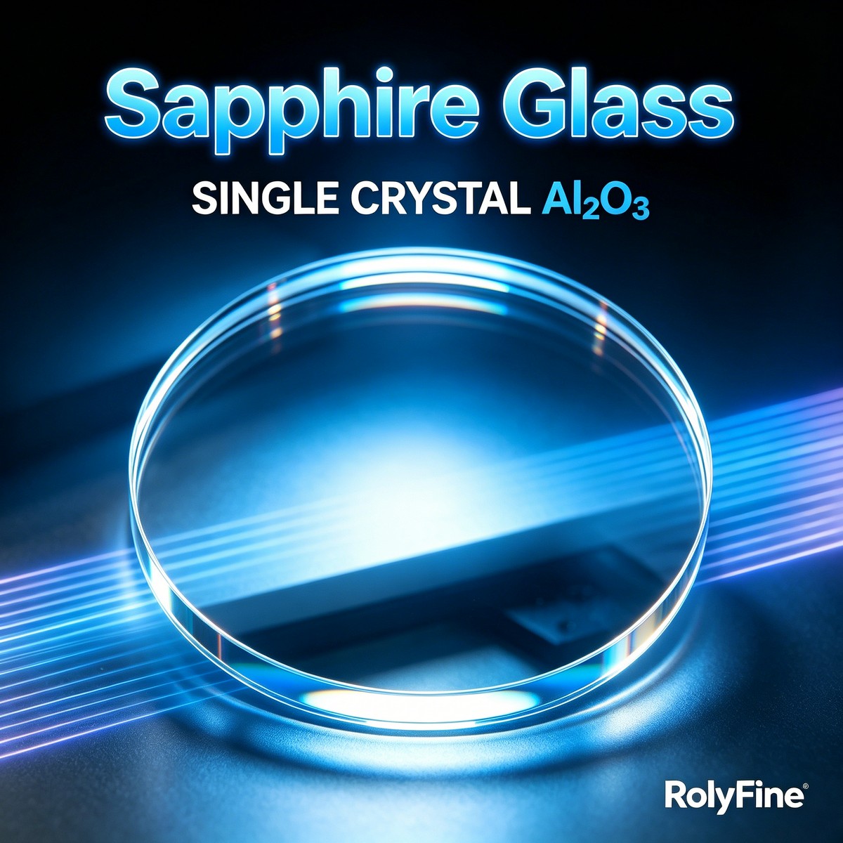 Sapphire Glass single crystal Al₂O₃ optical homogeneity sapphire substrate disc for precision optical instruments and laser systems