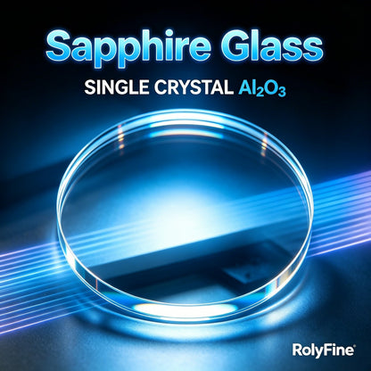 Sapphire Glass single crystal Al₂O₃ optical homogeneity sapphire substrate disc for precision optical instruments and laser systems
