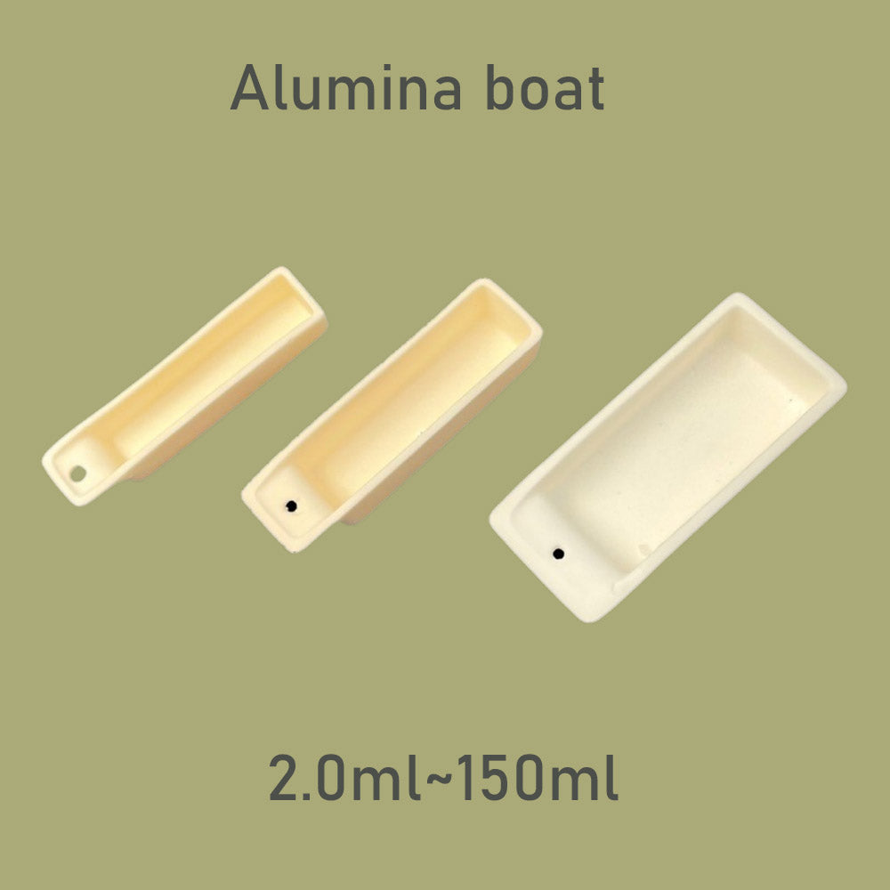 Alumina Boats/Crucibles, Temperature Resistant up to 1750°C, 2ml~150ml Capacity, Research Grade Ceramic Containers,99.9% si2o3