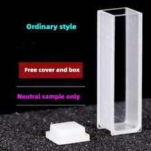 Load image into Gallery viewer, Quartz Cuvette for Spectrophotometer - 10mm Path Length, 20/30/40/50mm Dimensions, 1cm UV/Visible, Heat-Resistant