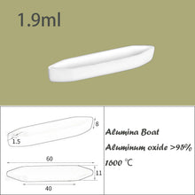 Laden Sie das Bild in den Galerie-Viewer, Research-Grade 99% Alumina Mullite Boat, Tube Furnace Refractory Crucible Resistant to 1600°C~1750°C, Ideal Lab Companion