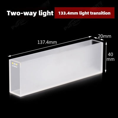 Lovibond 133.4mm Path Length Quartz Cuvette - UV Transparent, High Transmittance, One-Piece Construction, Acid & Alkali Resistant, Two-Sided Illumination